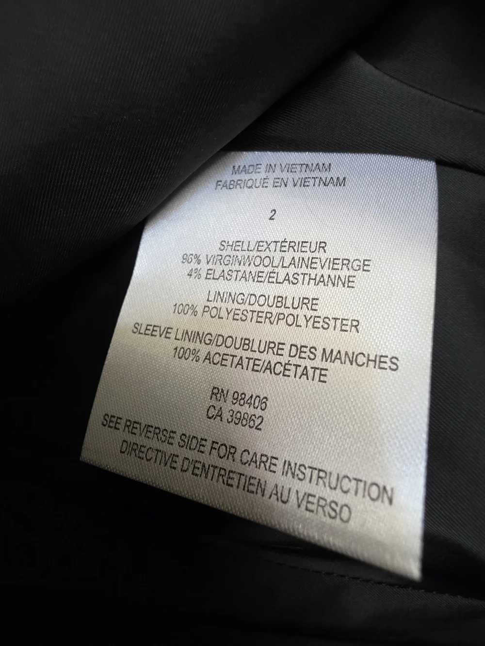 Theory Charcoal Gray Wool blend Two-button Women Blazer Tailored Corporate Chic